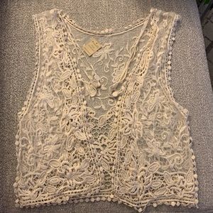Lace vest